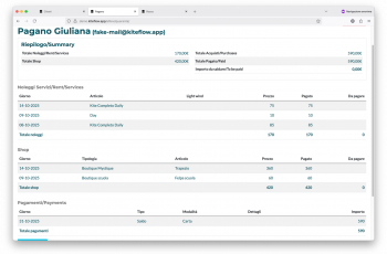 Gallery Home - Report Cliente